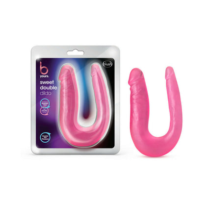 B YOURS SWEET DOUBLE DILDO 12.5 IN. PINK