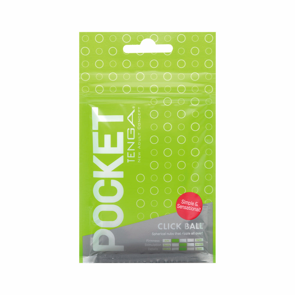 TENGA POCKET MASTURBATOR SLEEVE CLICK BALL