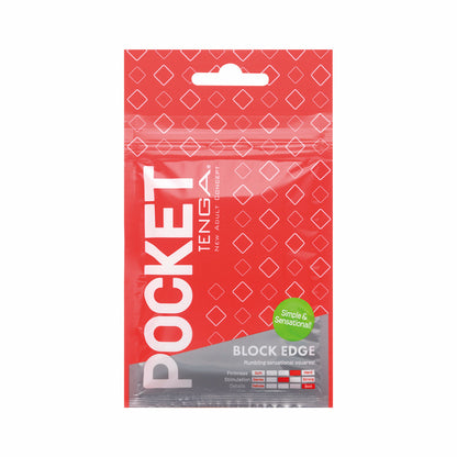 TENGA POCKET MASTURBATOR SLEEVE BLOCK EDGE
