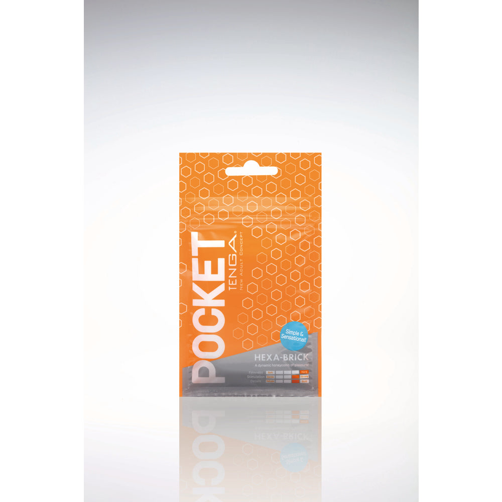TENGA POCKET MASTURBATOR SLEEVE HEXA BRICK