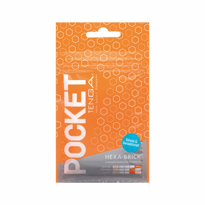 TENGA POCKET MASTURBATOR SLEEVE HEXA BRICK