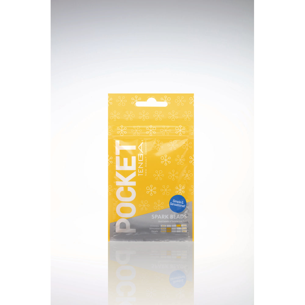 TENGA POCKET MASTURBATOR SLEEVE SPARK BEADS