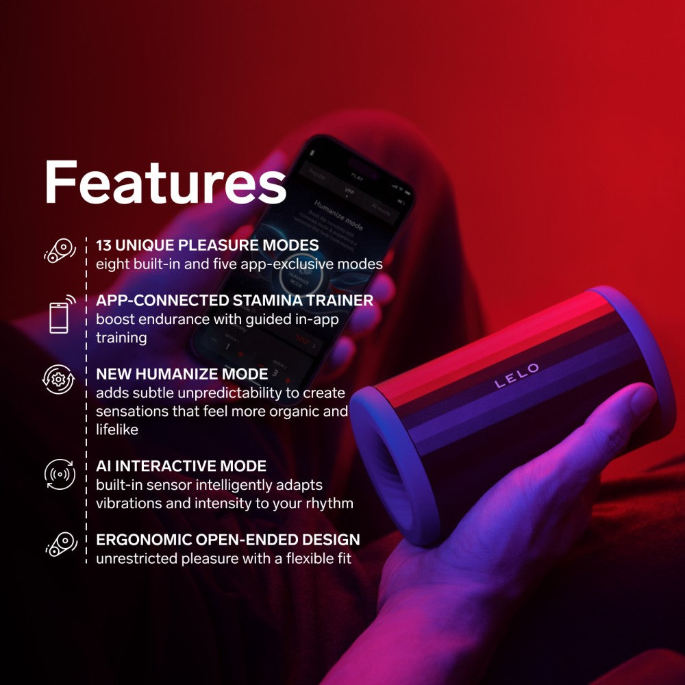 LELO - F2S DOUBLE SONIC RED