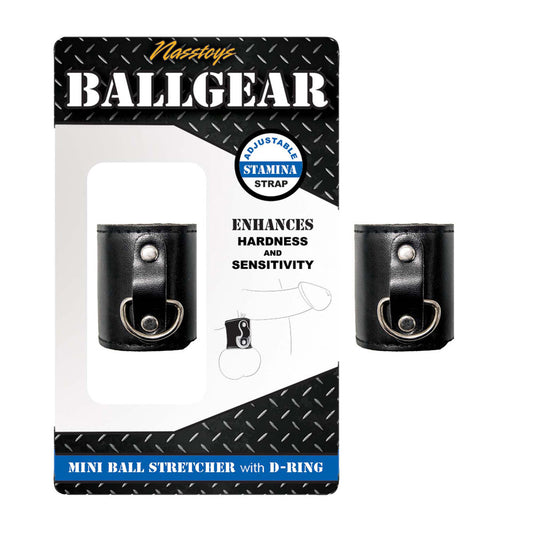 BALLGEAR MINI BALL STRETCHER WITH D-RING BLACK