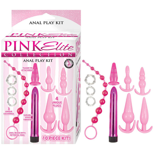 NASSTOYS - PINK ELITE COLLECTION ANAL PLAY KIT PINK