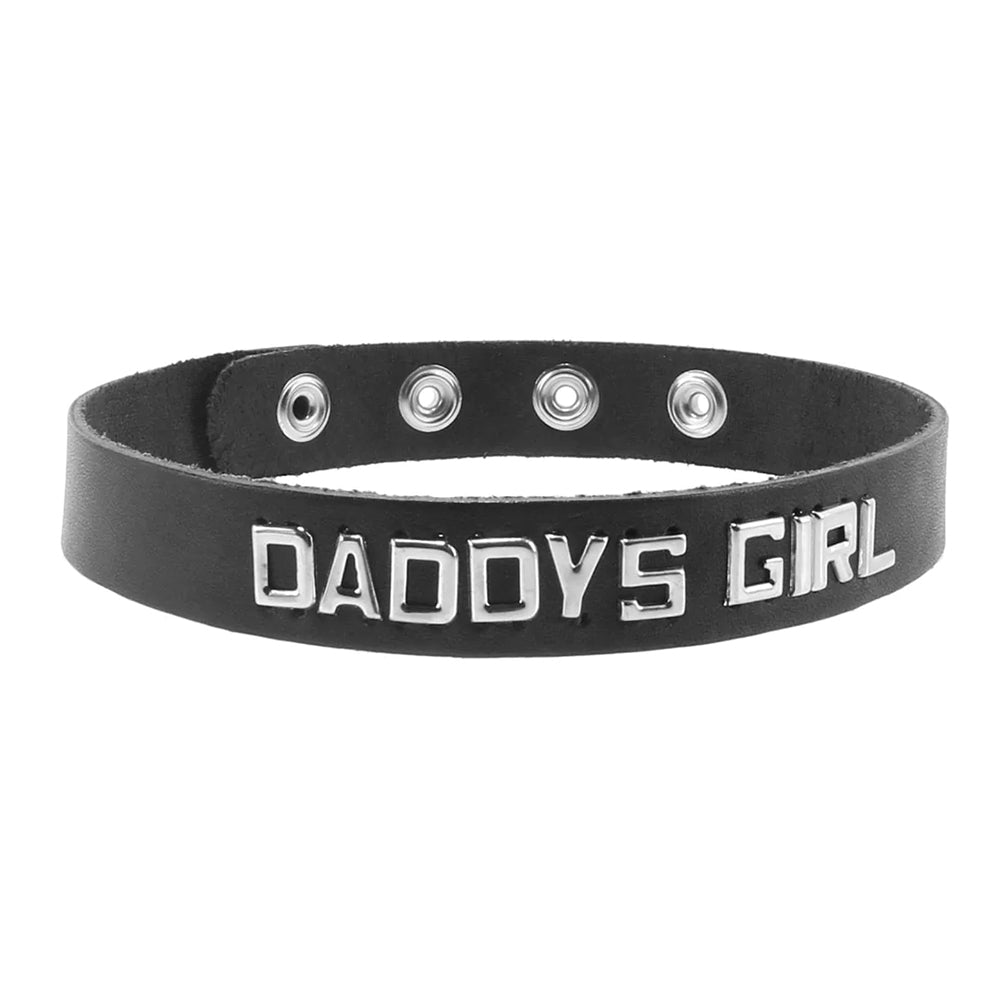 SPARTACUS  DADDY''S GIRL WORD BAND COLLAR