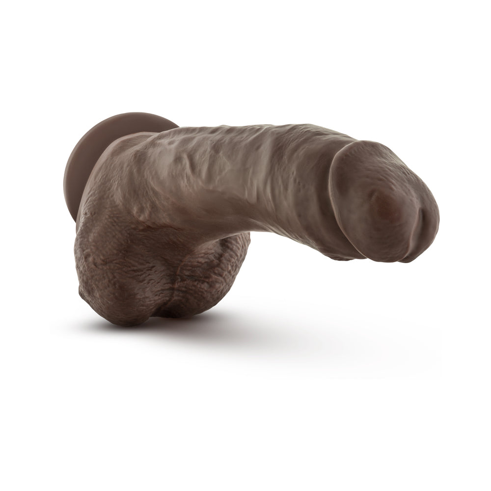COVERBOY THE MECHANIC REALISTIC 9 IN. DILDO WITH BALLS BROWN
