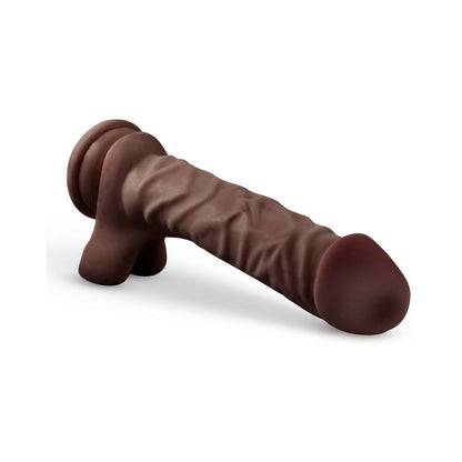 BLUSH - LOVERBOY THE DJ REALISTIC 9 IN. DILDO WITH BALLS BROWN