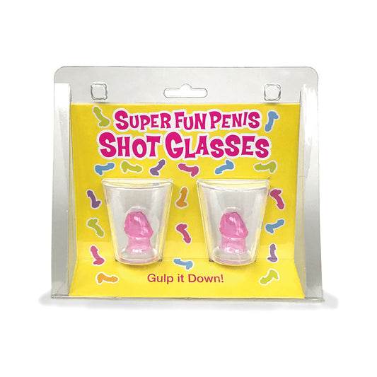 SUPER FUN PENIS SHOT GLASSES 2-PACK
