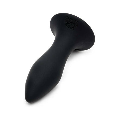CINCUENTA SOMBRAS DE GREY - PLUG ANAL VIBRADOR DE SILICONA RECARGABLE SENSATION NEGRO