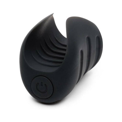 FIFTY SHADES OF GREY SENSATION RECHARGEABLE SILICONE VIBRATING PLEASURE STROKER BLACK