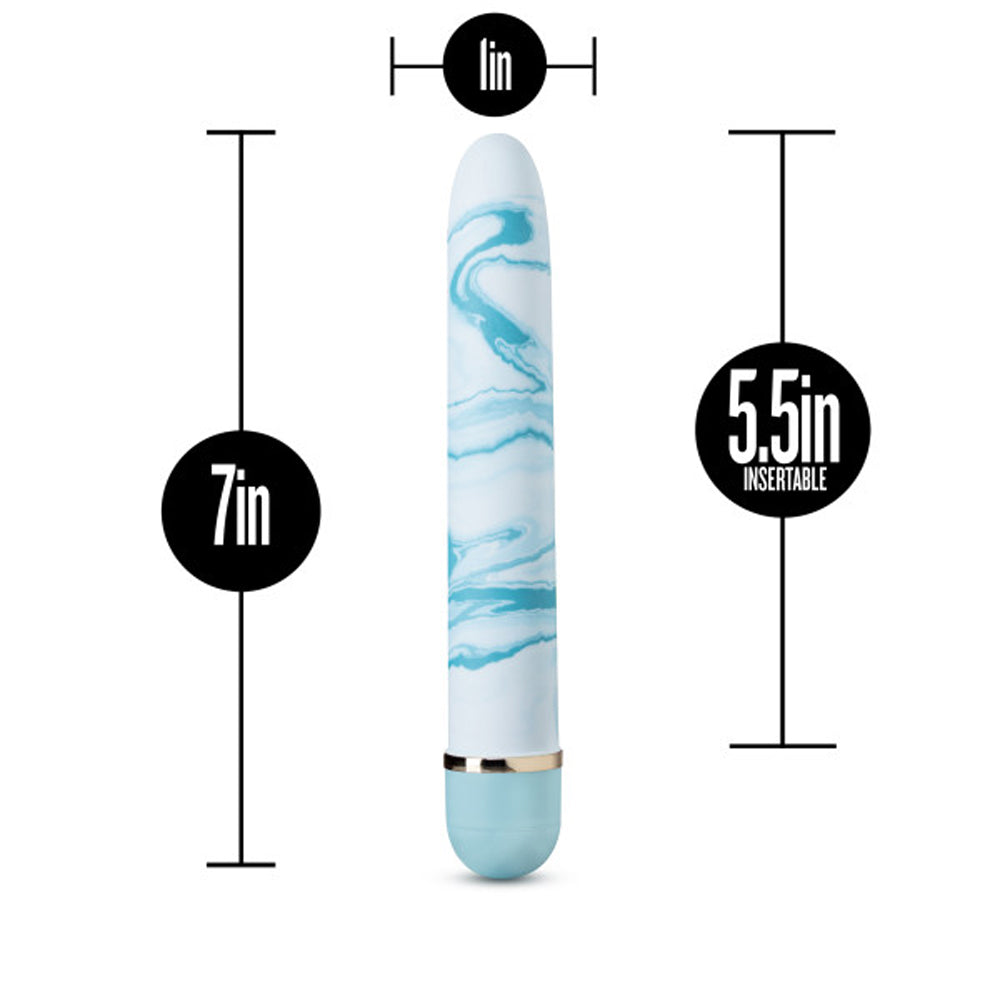 THE COLLECTION BLUEBERRY HAZE SLIMLINE VIBRATOR BLUE
