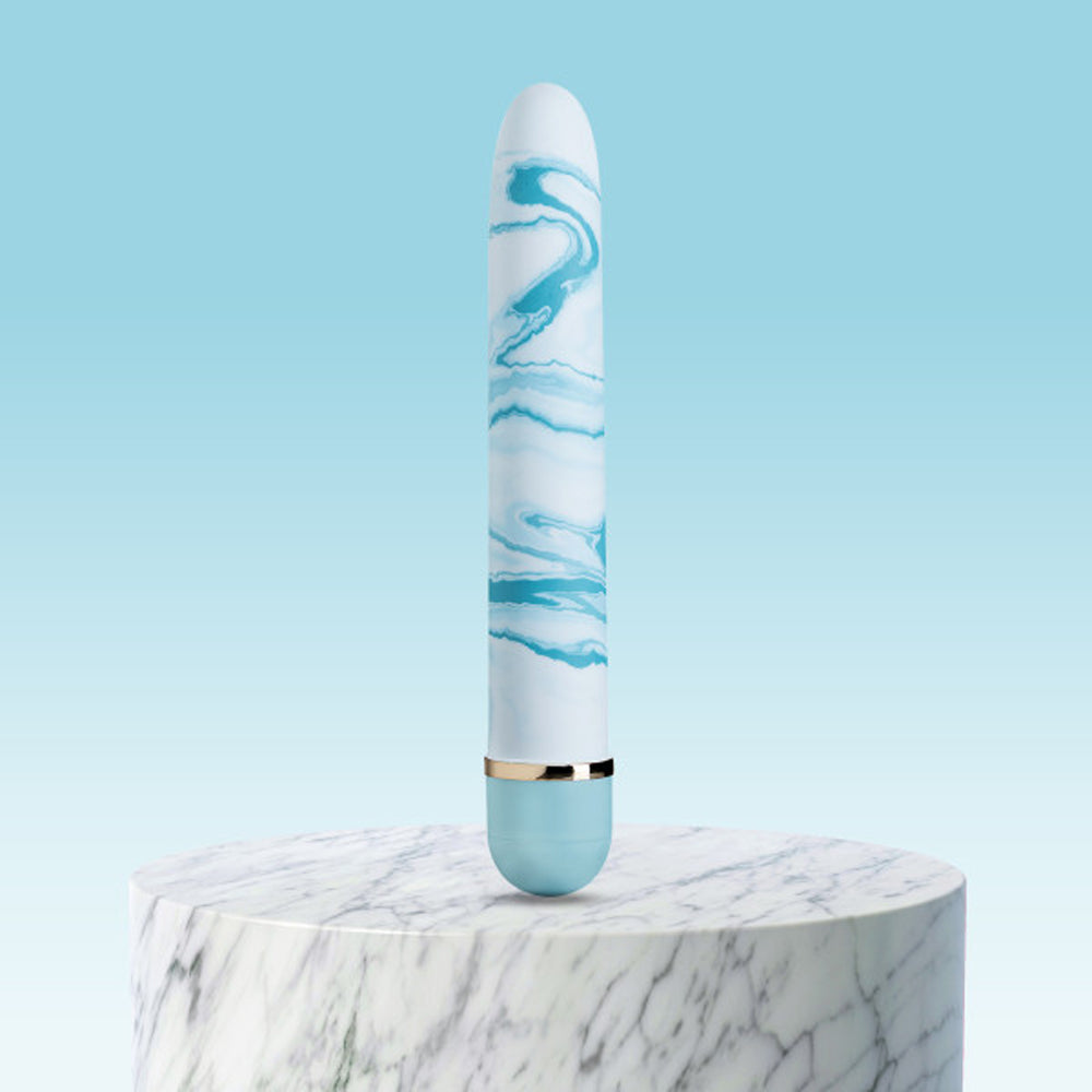 THE COLLECTION BLUEBERRY HAZE SLIMLINE VIBRATOR BLUE