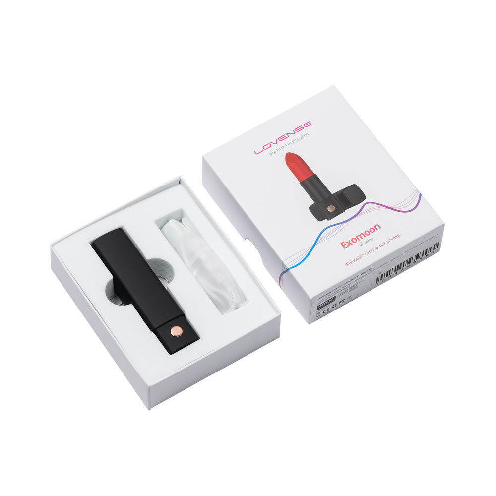 LOVENSE EXOMOON BLUETOOTH MINI LIPSTICK VIBRATOR