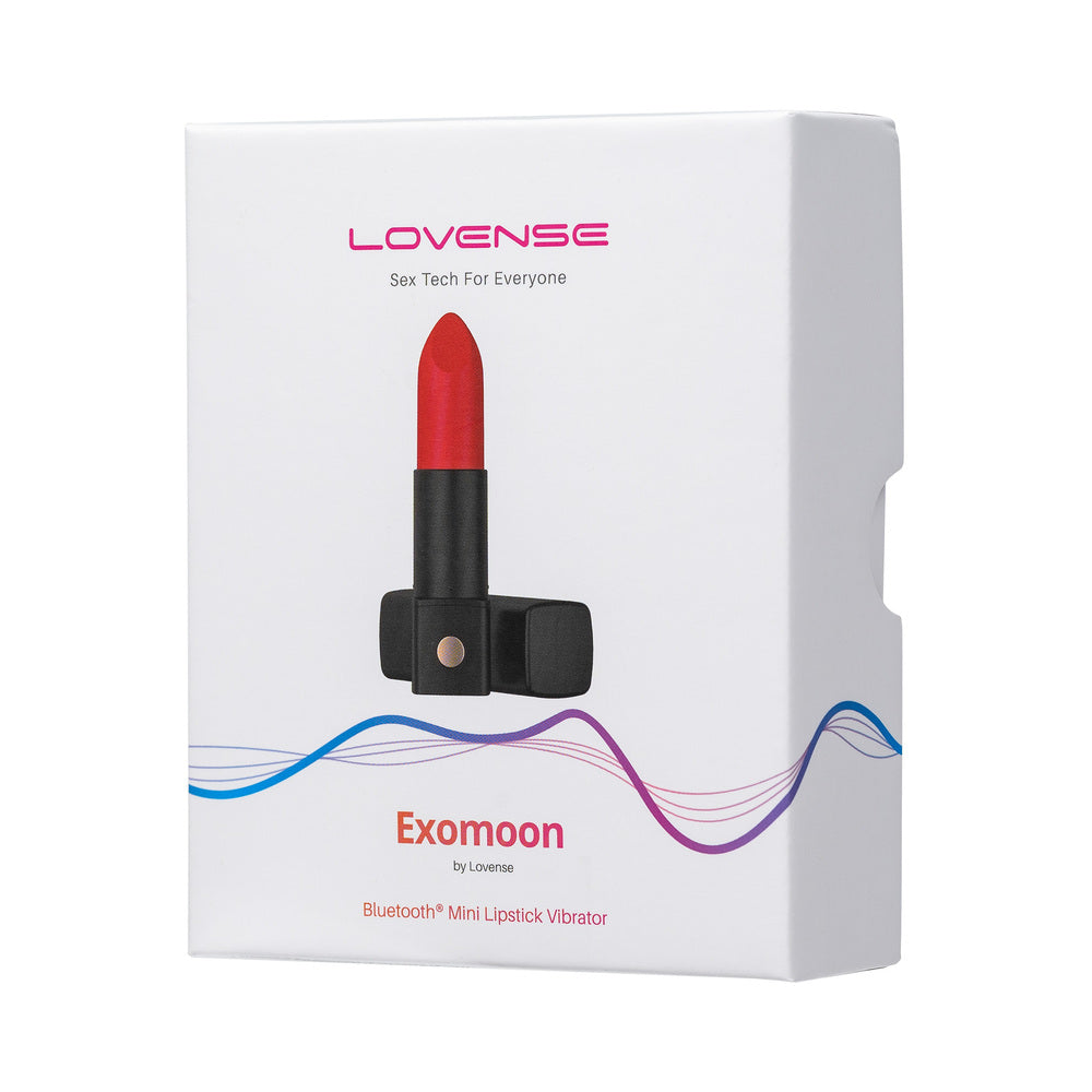 LOVENSE EXOMOON BLUETOOTH MINI LIPSTICK VIBRATOR