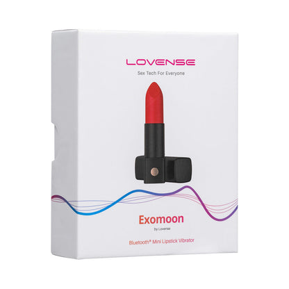LOVENSE EXOMOON BLUETOOTH MINI LIPSTICK VIBRATOR