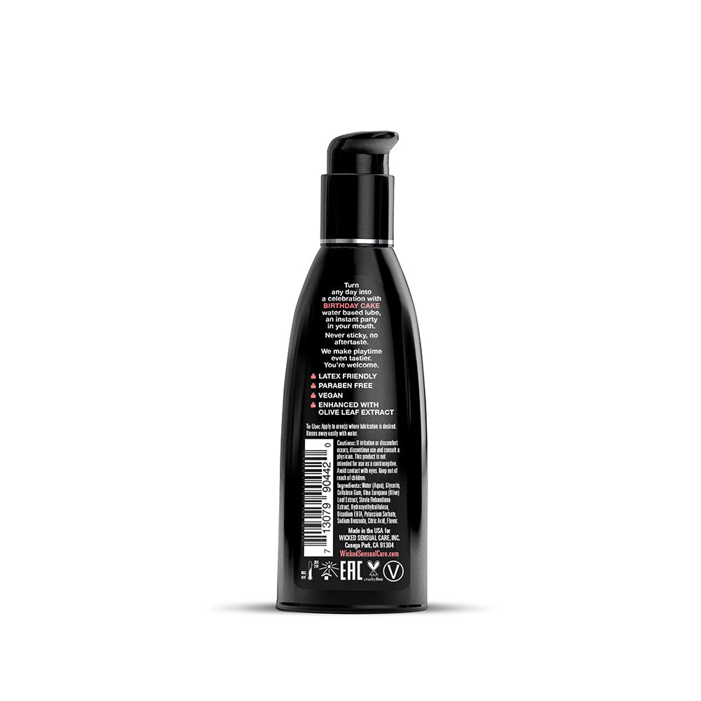 WICKED - AQUA BIRTHDAY CAKE WATER-BASED LUBRICANT 2 OZ.