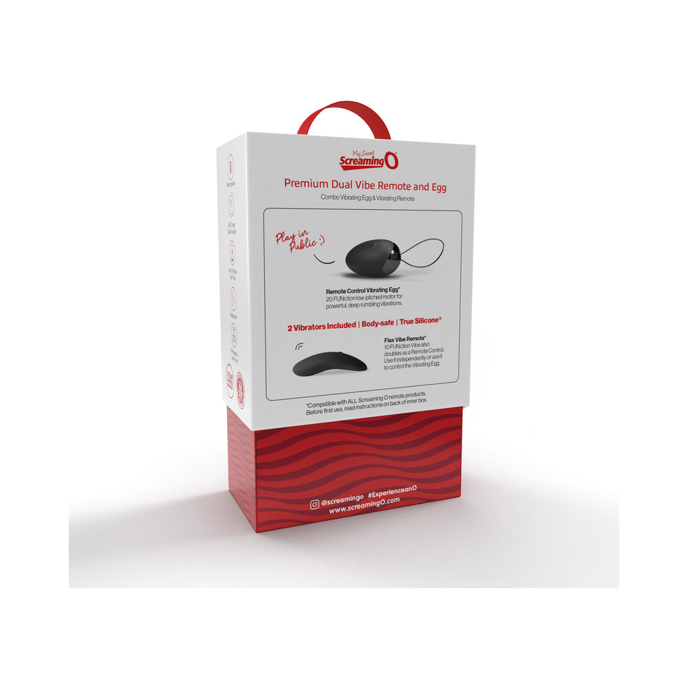 SCREAMING O - PREMIUM DUAL VIBE REMOTE & EGG
