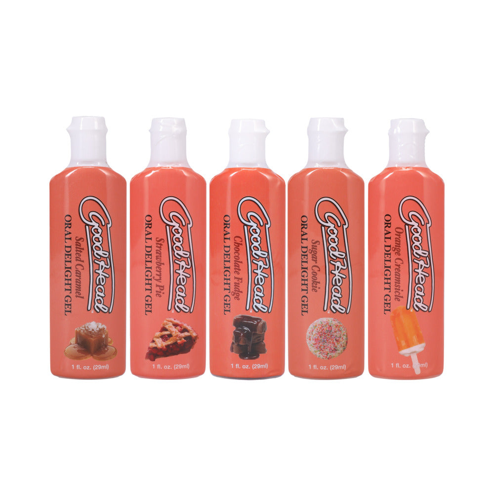 DOC JOHNSON - GOODHEAD ORAL DELIGHT GEL DESSERT 5 PACK 1 OZ.