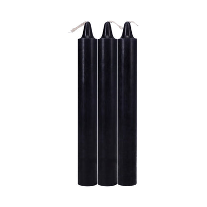 JAPANESE DRIP CANDLES 3-PACK BLACK