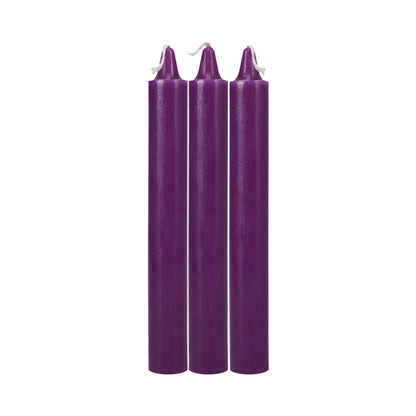 JAPANESE DRIP CANDLES 3-PACK PURPLE