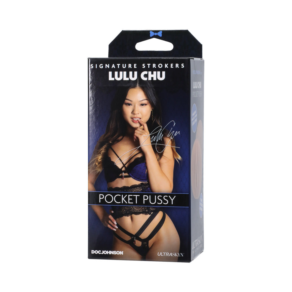 DOC JOHNSON - SIGNATURE STROKERS LULU CHU ULTRASKYN POCKET PUSSY