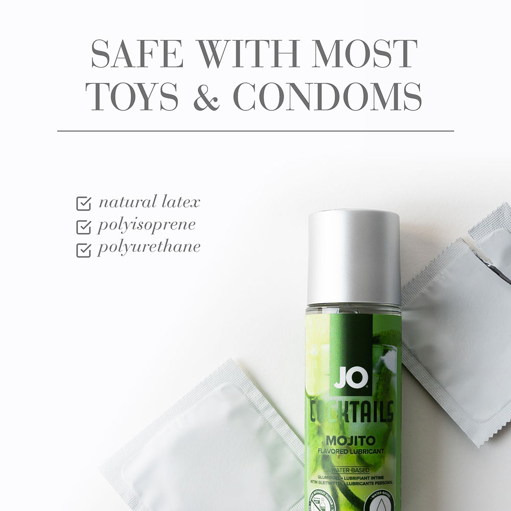 SYSTEM JO - JO COCKTAILS MOJITO FLAVORED WATER-BASED LUBRICANT 2 OZ.