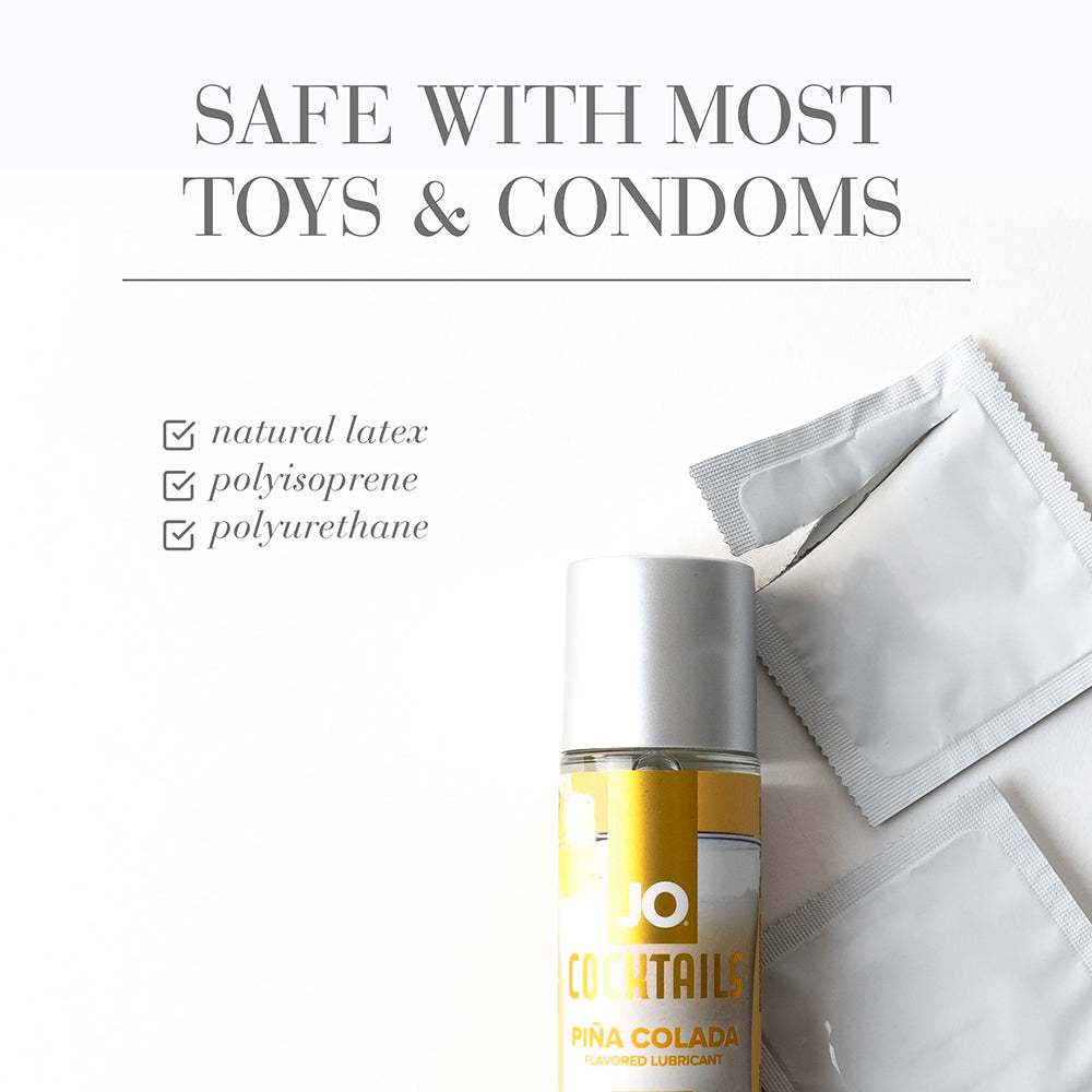 SYSTEM JO - JO COCKTAILS PINA COLADA FLAVORED WATER-BASED LUBRICANT 2 OZ.