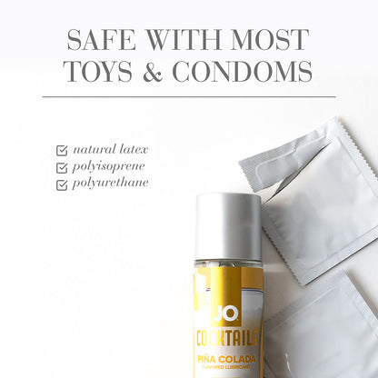 SYSTEM JO - JO COCKTAILS PINA COLADA FLAVORED WATER-BASED LUBRICANT 2 OZ.