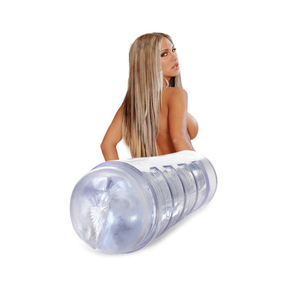 CURVE TOYS MISTRESS BRIANNA DIAMOND DELUXE CLEAR ASS STROKER