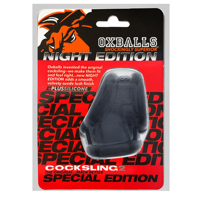OXBALLS COCKSLING-2 SLING PLUS+SILICONE SPECIAL EDITION NIGHT