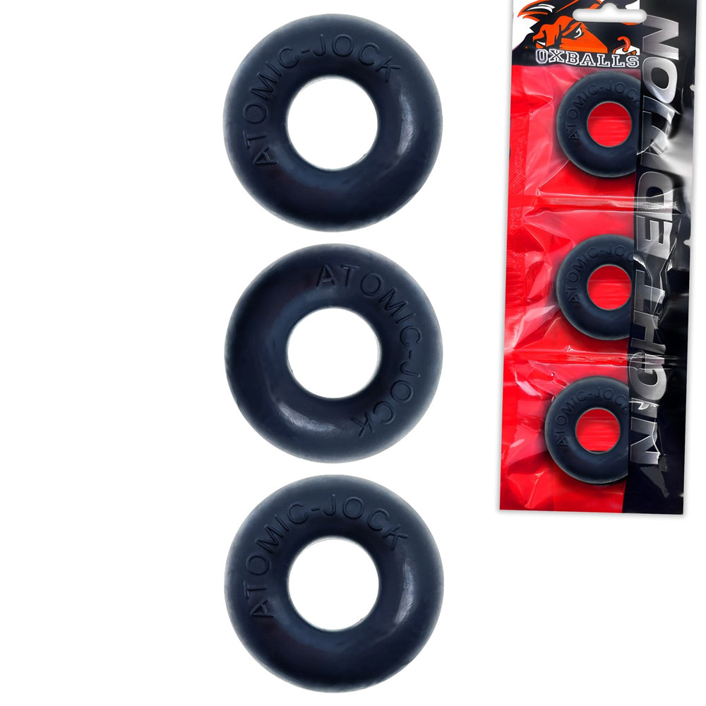 OXBALLS - RINGER COCKRING 3-PACK PLUS+SILICONE SPECIAL EDITION NIGHT