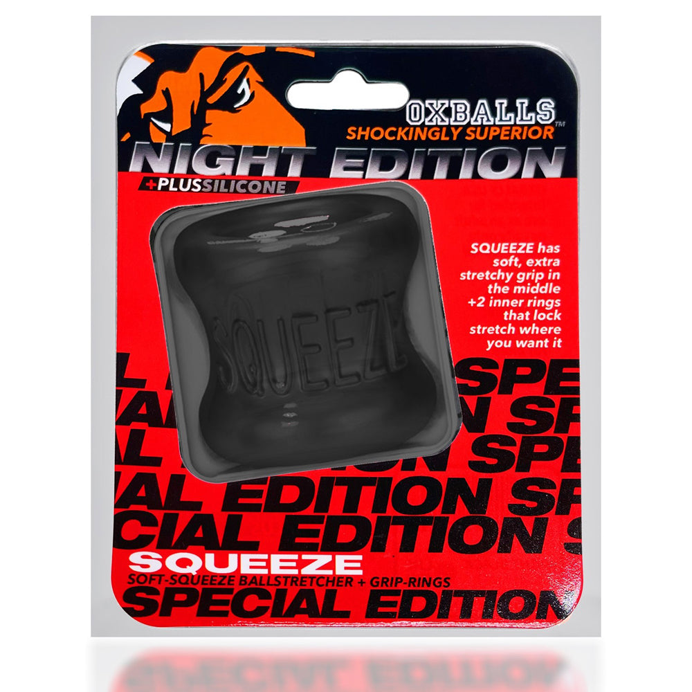 OXBALLS - SQUEEZE BALLSTRETCHER PLUS+SILICONE SPECIAL EDITION NIGHT