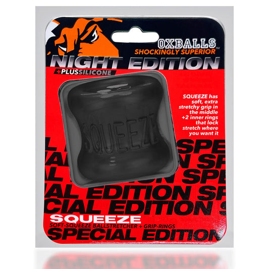 OXBALLS - SQUEEZE BALLSTRETCHER PLUS+SILICONE SPECIAL EDITION NIGHT
