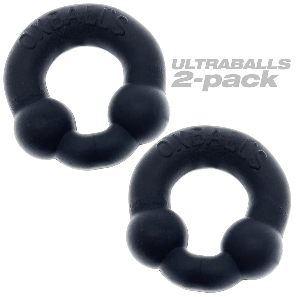 OXBALLS - ANILLO DE PENE ULTRABALLS PAQUETE DE 2 + SILICONA EDICIÓN ESPECIAL NOCTURNA