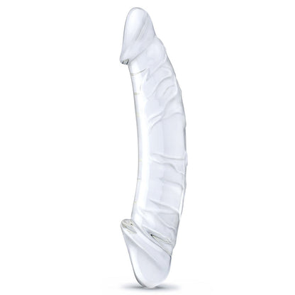 GLAS 10.5 IN. GIRTHY REALISTIC GLASS DOUBLE DONG DILDO