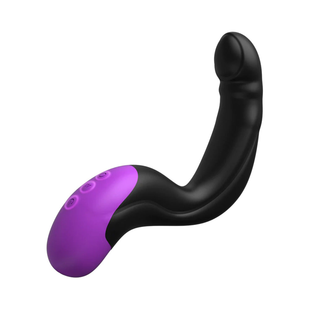 PIPEDREAM - ANAL FANTASY ELITE COLLECTION RECHARGEABLE SILICONE HYPER-PULSE P-SPOT MASSAGER BLACK