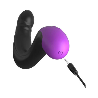 PIPEDREAM - ANAL FANTASY ELITE COLLECTION RECHARGEABLE SILICONE HYPER-PULSE P-SPOT MASSAGER BLACK