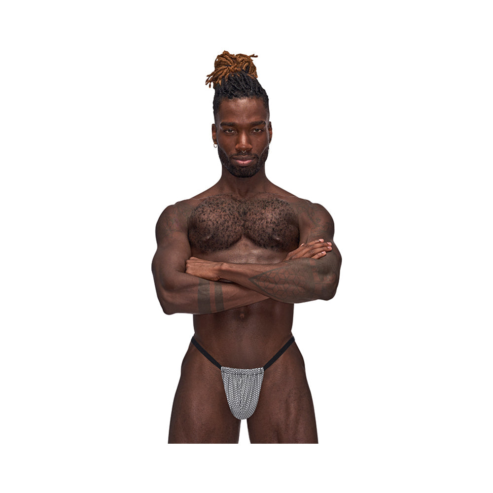 MALE POWER - SEXAGON POSING STRAP GRAY O/S