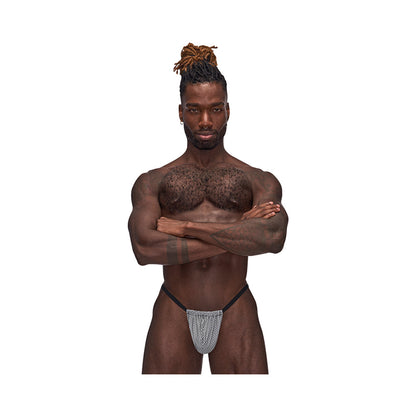 MALE POWER - SEXAGON POSING STRAP GRAY O/S