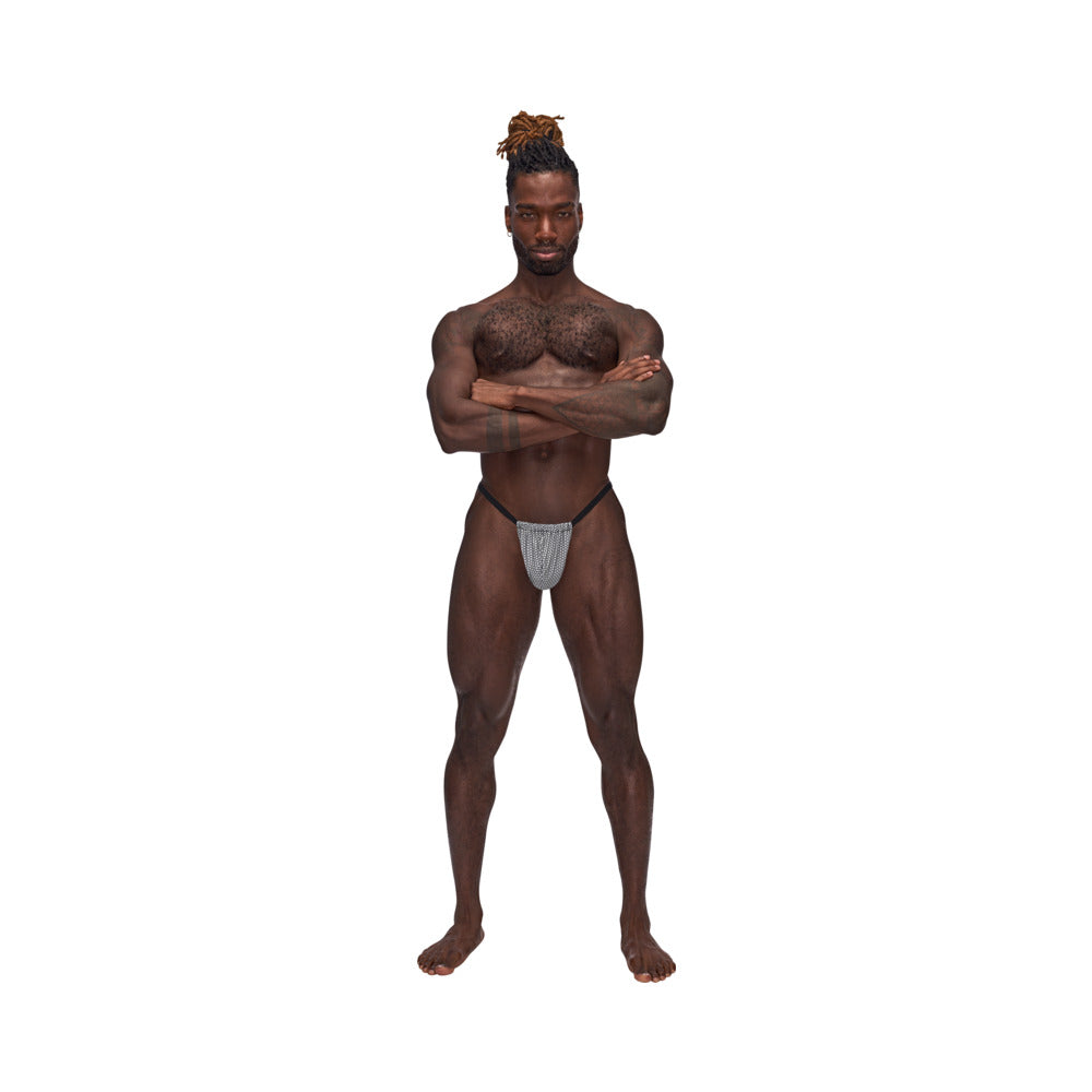 MALE POWER - SEXAGON POSING STRAP GRAY O/S
