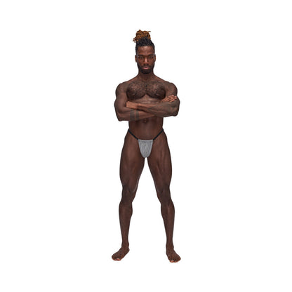 MALE POWER - SEXAGON POSING STRAP GRAY O/S