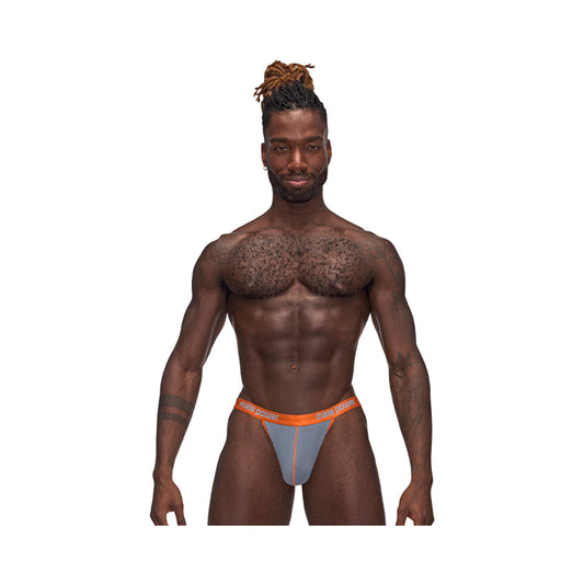 MALE POWER - CASANOVA UPLIFT THONG GRAY L/XL