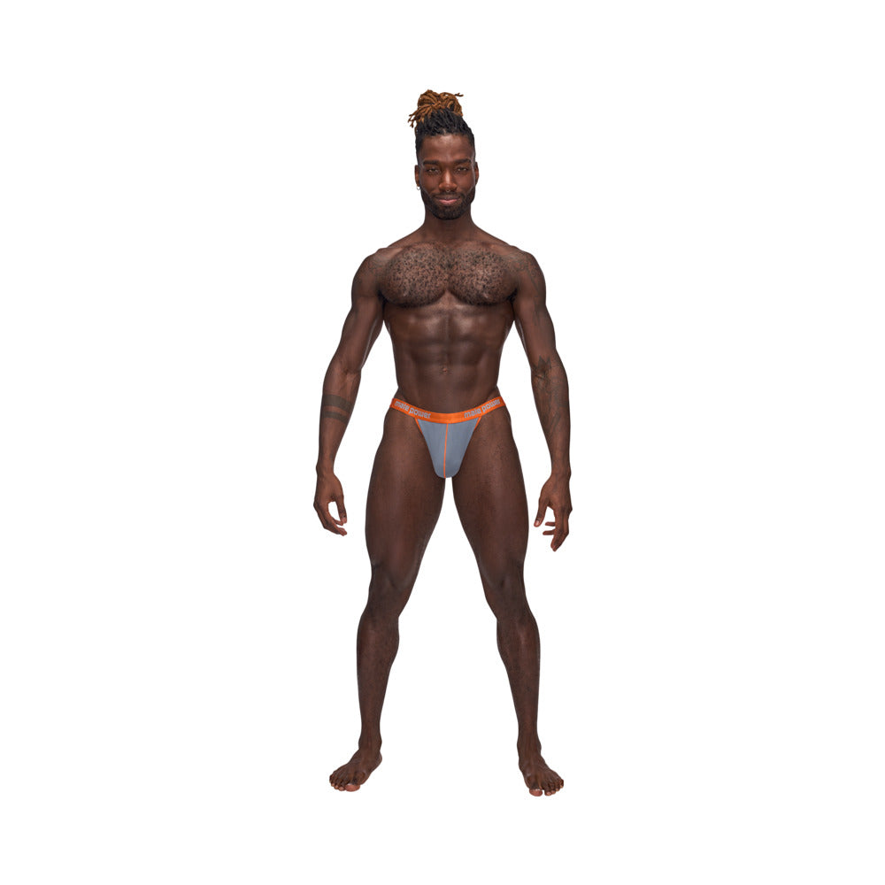 MALE POWER - CASANOVA UPLIFT THONG GRAY L/XL