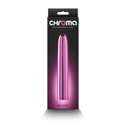 CHROMA RECHARGEABLE VIBE 7 IN. PINK