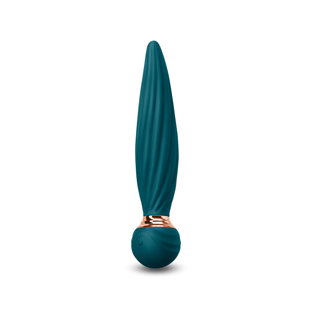 SUGAR POP TWIST GYRATING BENDABLE VIBE TEAL