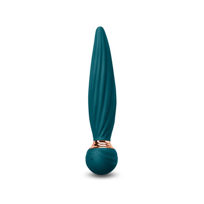 SUGAR POP TWIST GYRATING BENDABLE VIBE TEAL