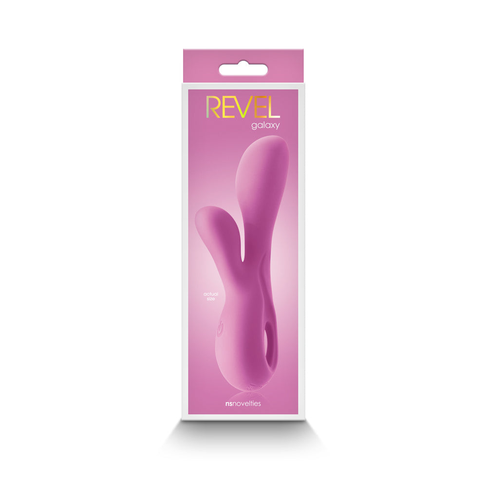 NS NOVELTIES - REVEL GALAXY DUAL STIMULATOR PINK