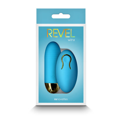 REVEL WINX INSERTABLE BULLET WITH REMOTE BLUE