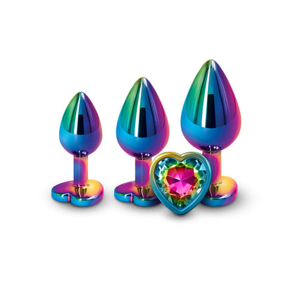 NS NOVELTIES - REAR ASSETS 3 PIECE PLUG KIT HEART